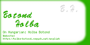 botond holba business card